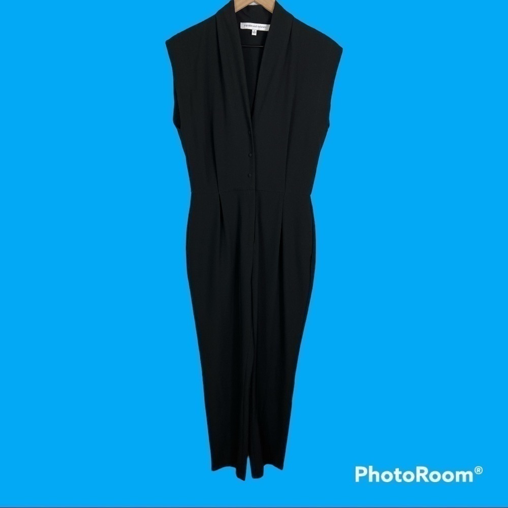 Cupcakes and Cashmere Hanna Black Jumpsuit Size 4